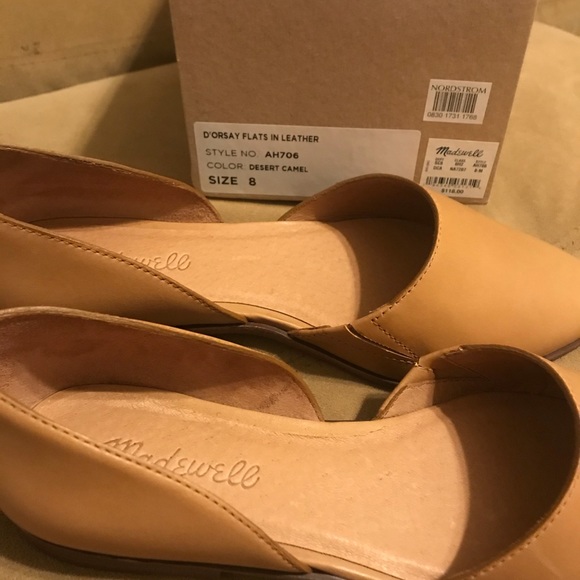 MADEWELL D'ORSAY FLATS IN LEATHER - Picture 6 of 8